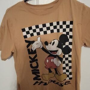 Disney Mickey Mouse Tan Kids T-Shirt